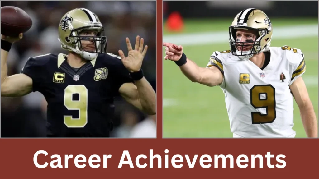 drew brees makes his nbc debut, internet amazed by his new hair Career Achievements