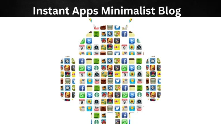 Instant Apps Minimalist Blog