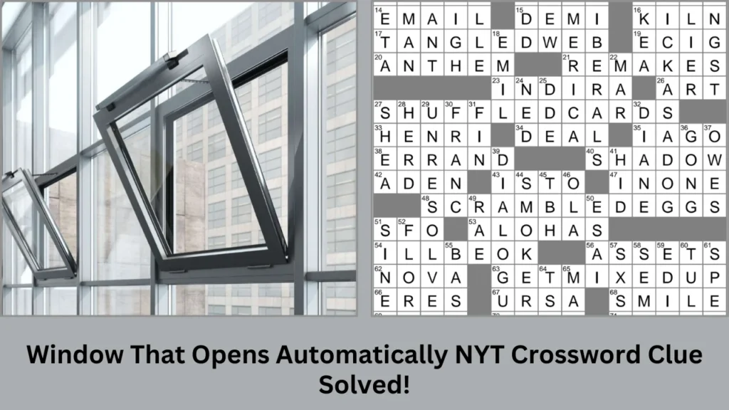 window that opens automatically nyt